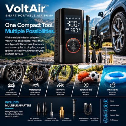 VoltAir™ Smart Portable Air Pump