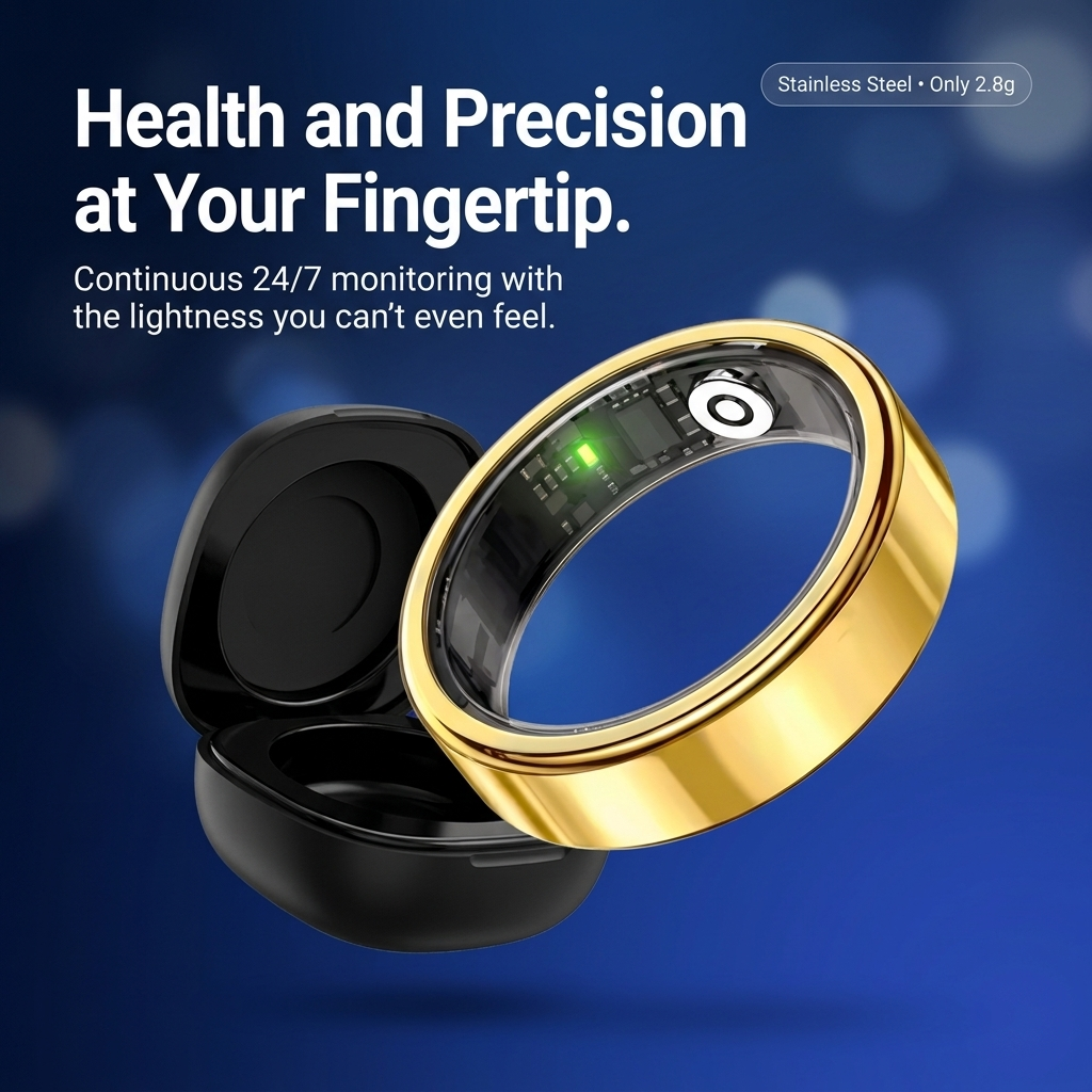 VitalSync™ - SMART RING | HEALTH & FITNESS TRACKING
