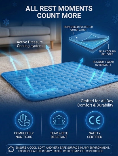 IceChill™ - THERMAL COOLING MAT | AUTOMATIC COOLING AND PET COMFORT