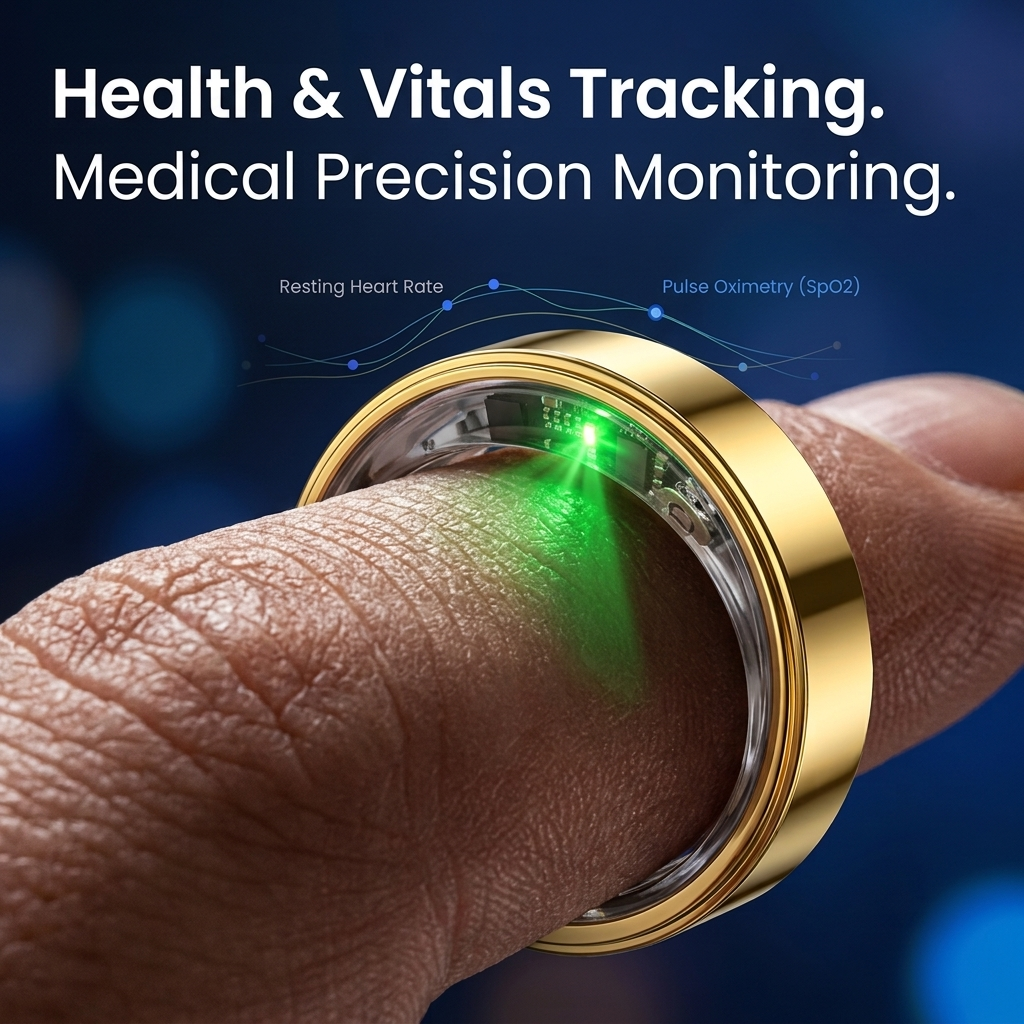 VitalSync™ - SMART RING | HEALTH & FITNESS TRACKING